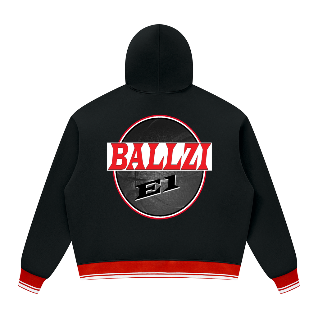 BOOJI ITALY BALLZI E1 COLLECTION COLOR BLOCK FLEECE HOODIE