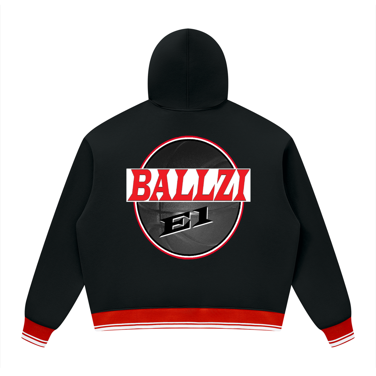 BOOJI ITALY BALLZI E1 COLLECTION COLOR BLOCK FLEECE HOODIE