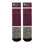 BOOJI ITALY WILD INFLUENCE COLLECTION MEN'S BLACK SOCKS