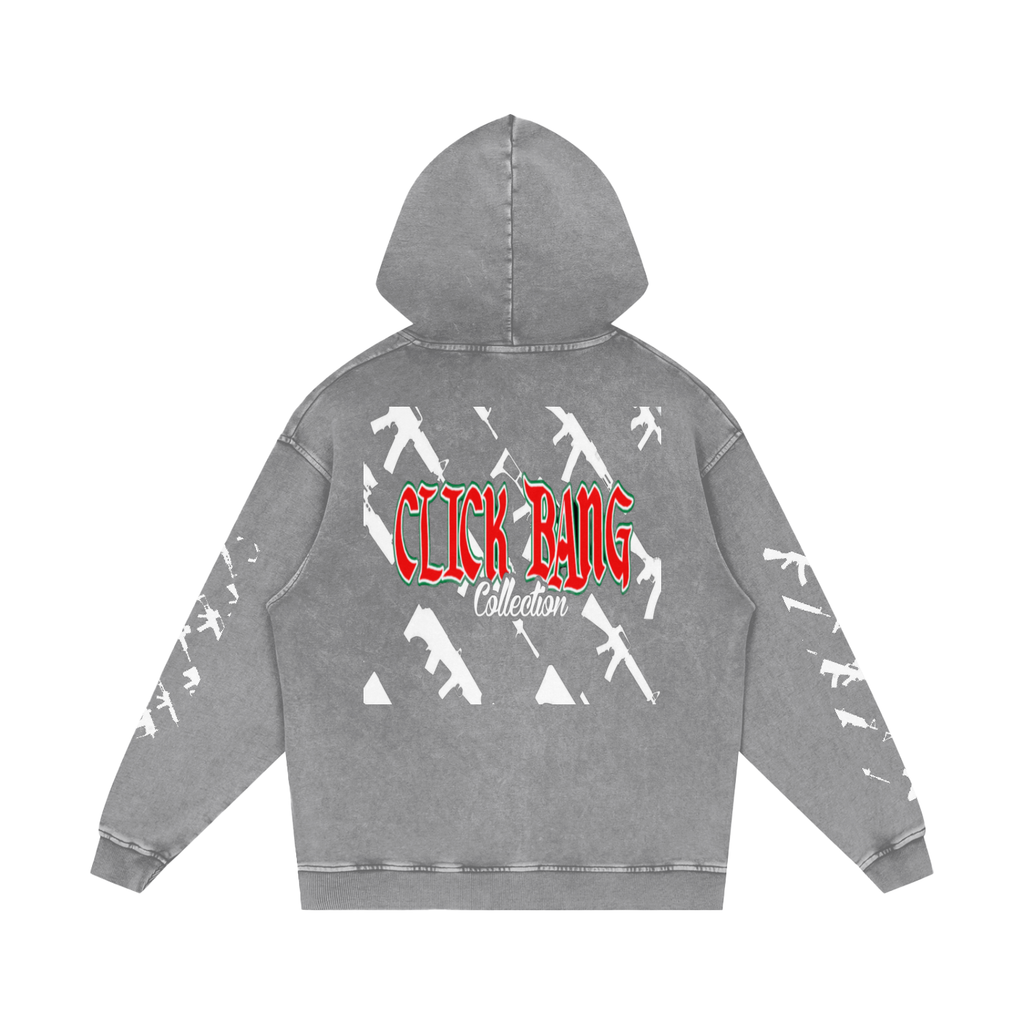 BOOJI ITALY CLICK BANG COLLECTION SNOW WASHED HOODIE