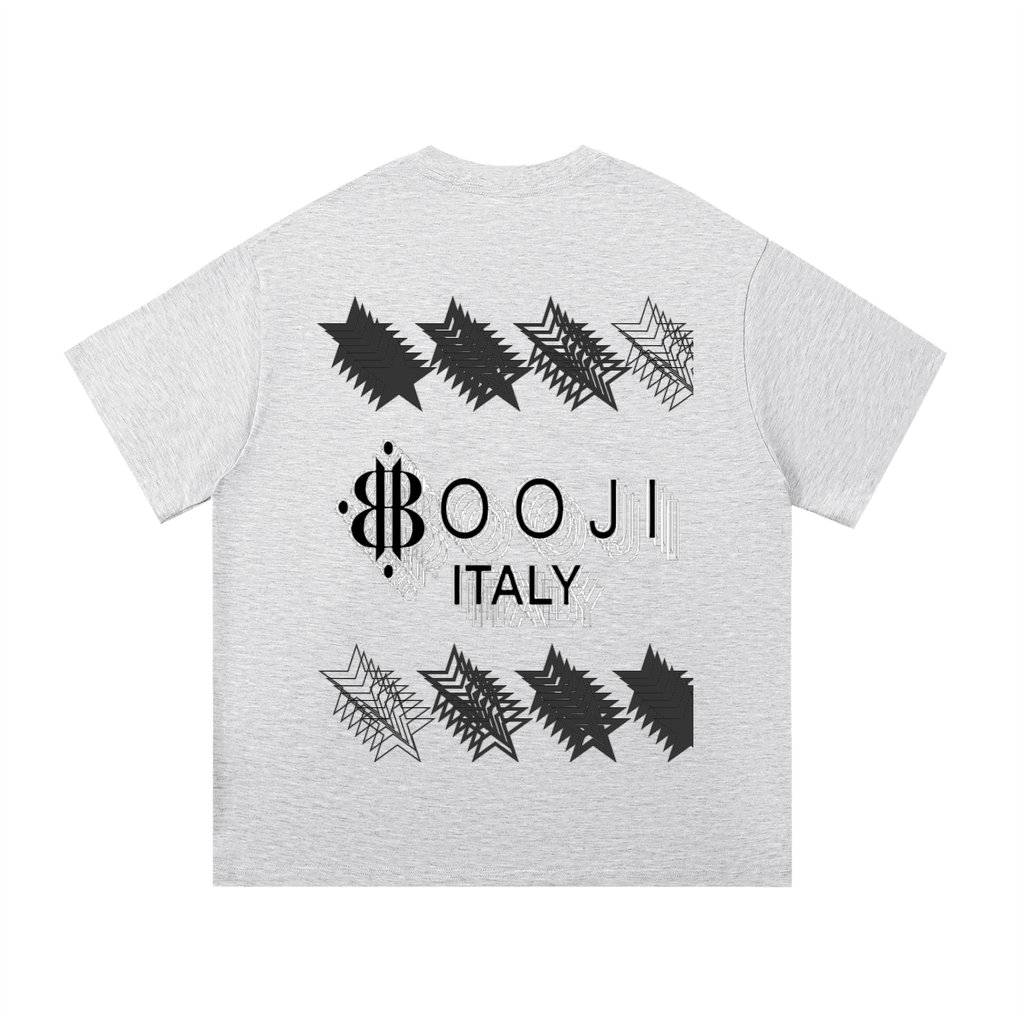 BOOJI ITALY STARS LOGO MULTIPLIED COTTON T-SHIRT