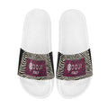 BOOJI ITALY WILD INFLUENCE FULL ZOO WOMEN'S WHITE SOLE SLIDES