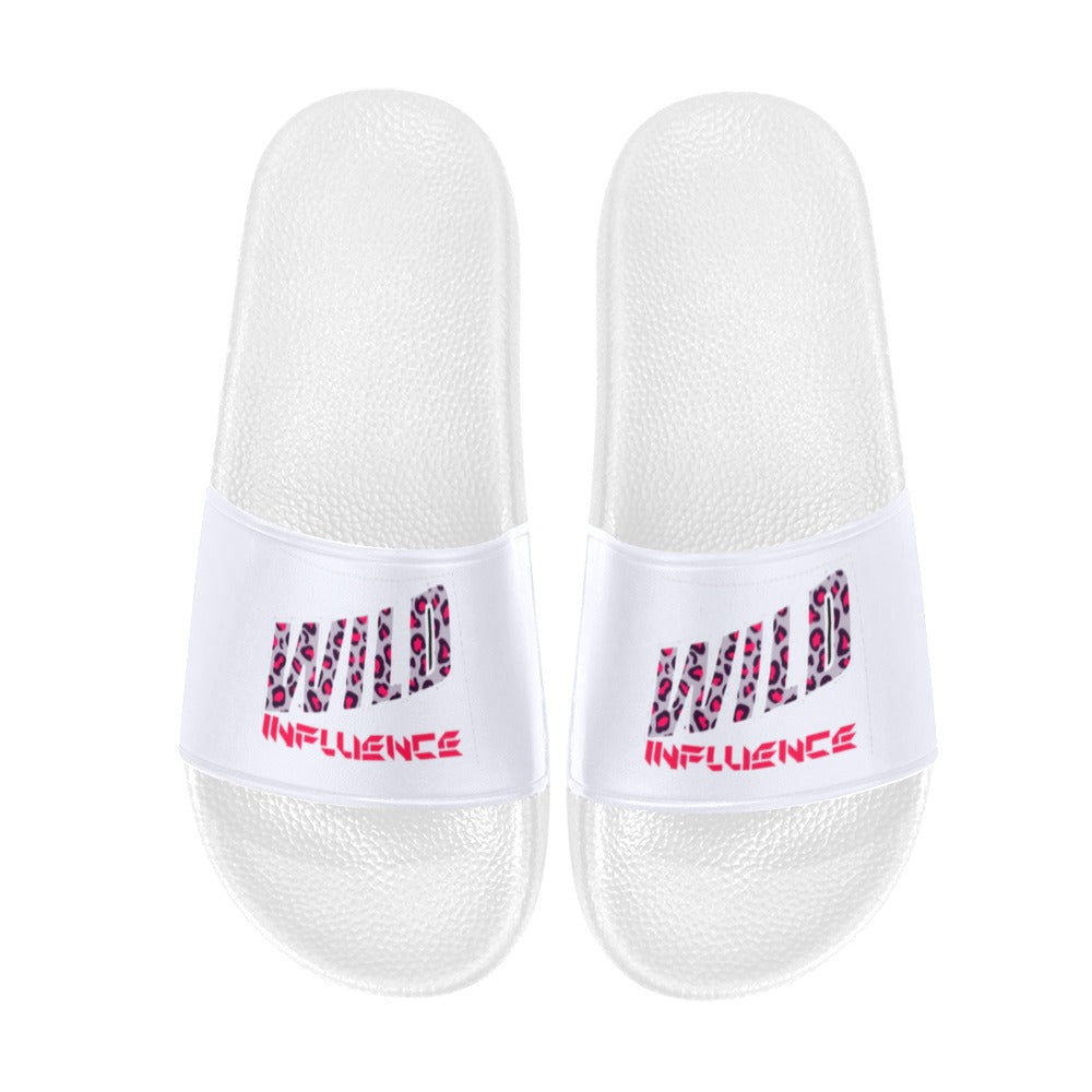 BOOJI ITALY WILD INFLUENCE COLLECTION IN WHITE WOMEN'S WHITE SOLE SLIDES