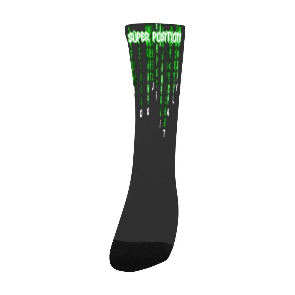 BOOJI ITALY SUPER POSITION COLLECTION MEN'S MATRIX TUBE SOCKS