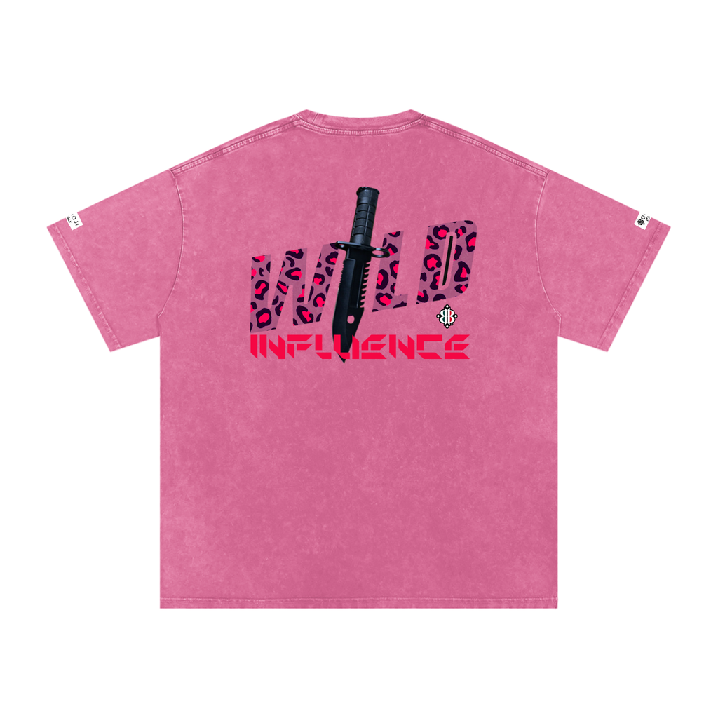 BOOI ITALY WILD INFLUENCE KNIFED SNOW WASHED T-SHIRT
