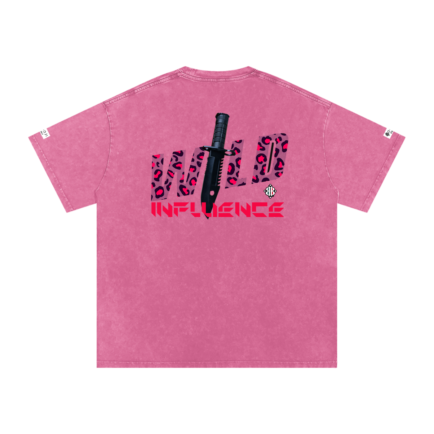BOOI ITALY WILD INFLUENCE KNIFED SNOW WASHED T-SHIRT