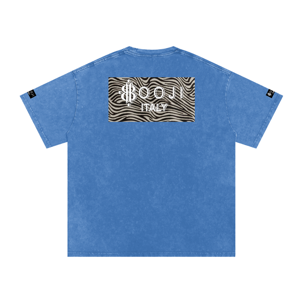 BOOJI ITALY WILD INFLUENCE Z-BACK SNOW WASHED T-SHIRT