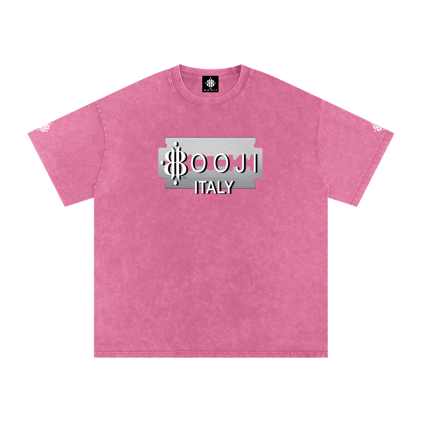 BOOJI ITALY SUPER POSITION COLLECTION RAZORS EDGE SNOW WASHED T-SHIRT