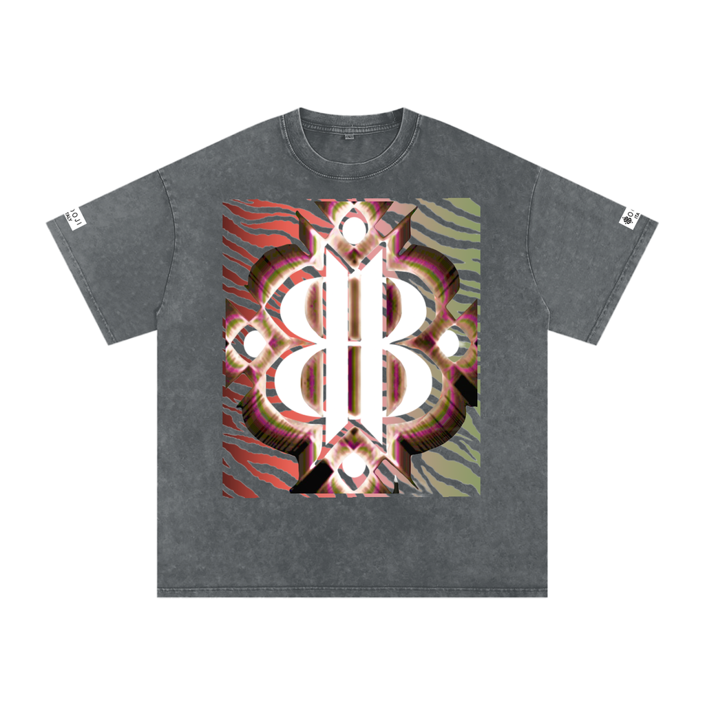 BOOJI ITALY "WILD INFLUENCE" LINE SNOW WASHED T-SHIRT