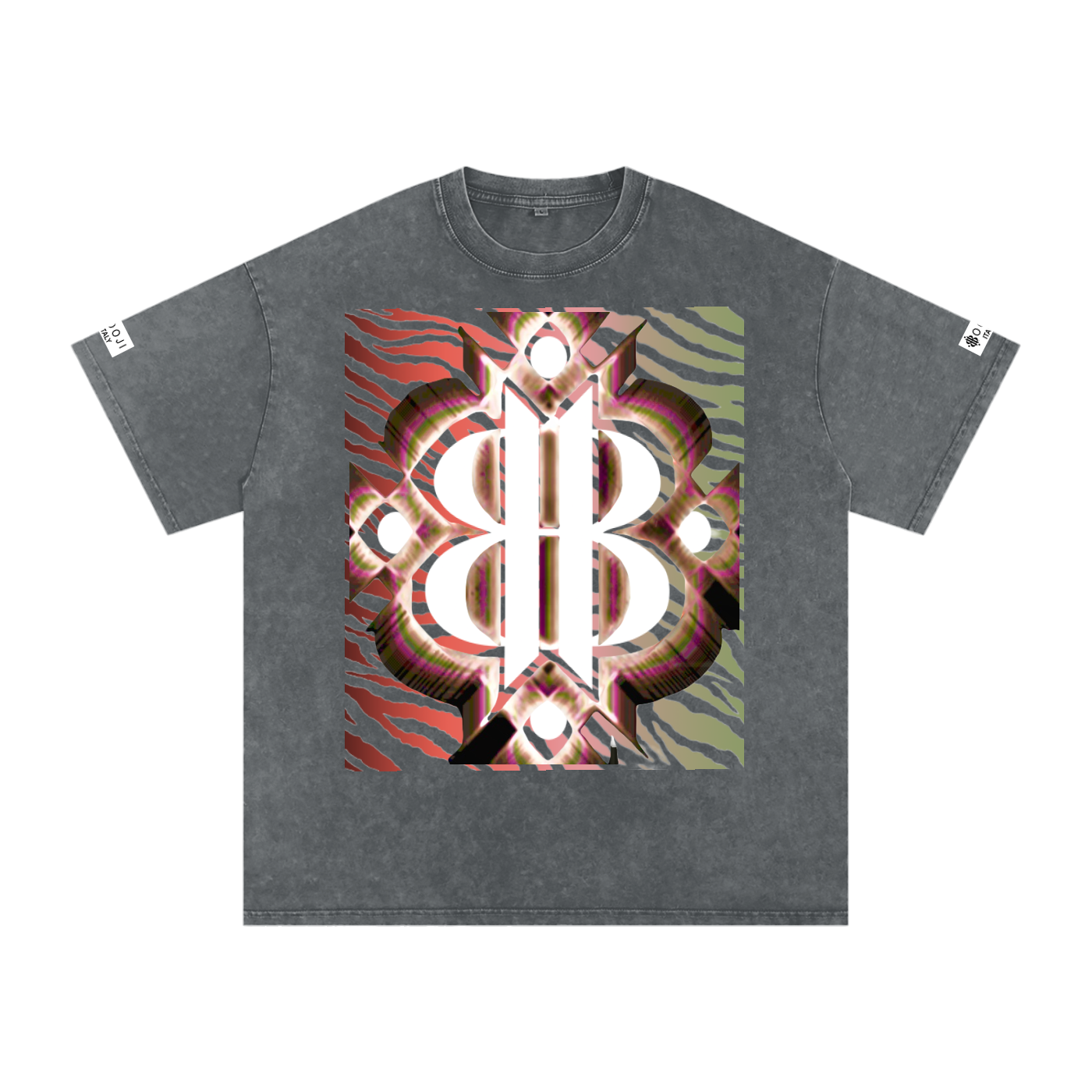 BOOJI ITALY "WILD INFLUENCE" LINE SNOW WASHED T-SHIRT