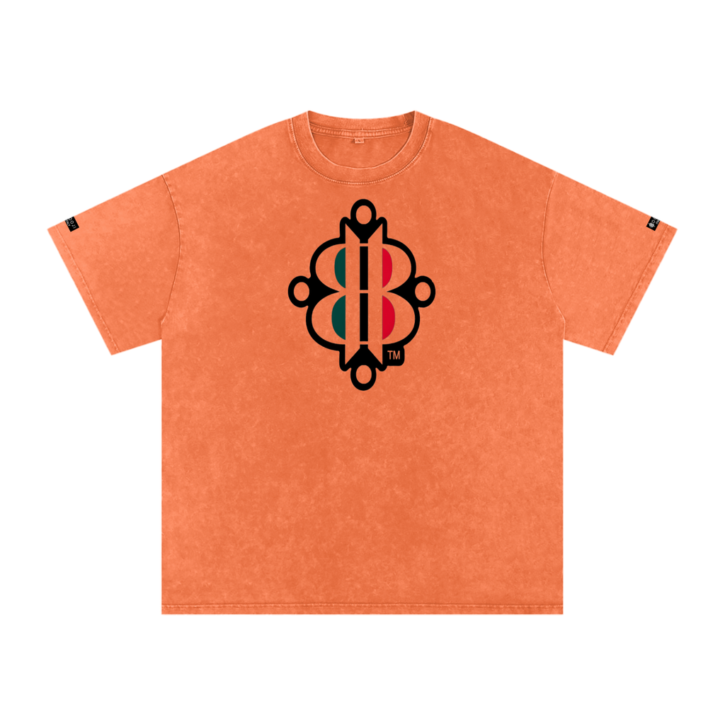 BOOJI ITALY "FLY DENIM MFR." SNOW WASHED T-SHIRT