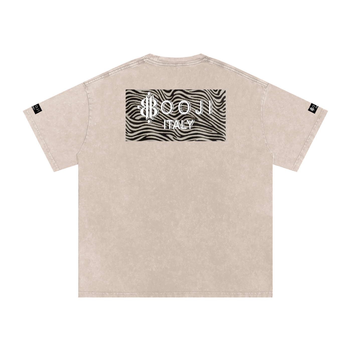 BOOJI ITALY WILD INFLUENCE Z-BACK SNOW WASHED T-SHIRT