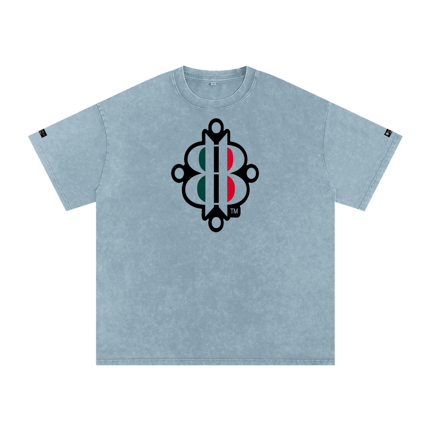 BOOJI ITALY "FLY DENIM MFR." SNOW WASHED T-SHIRT