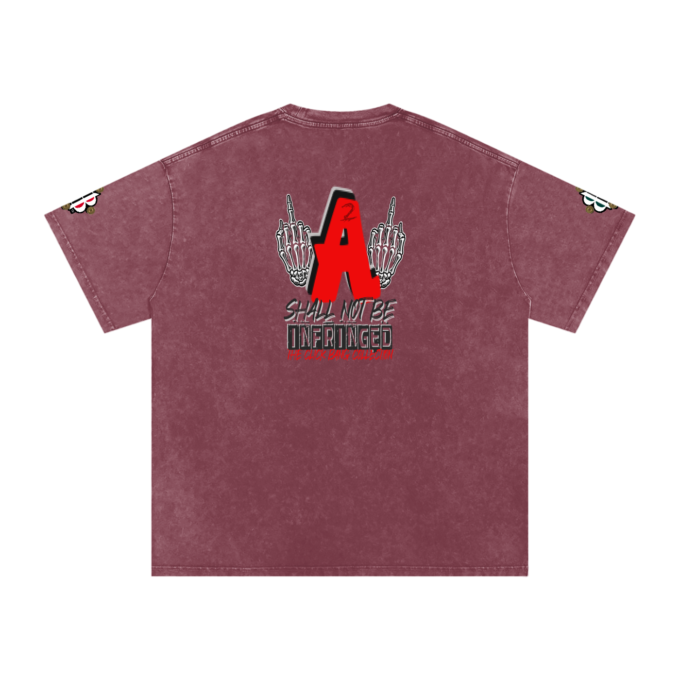 BOOJI ITALY CLICK BANG COLLECTION MENS SNOW WASHED T-SHIRT