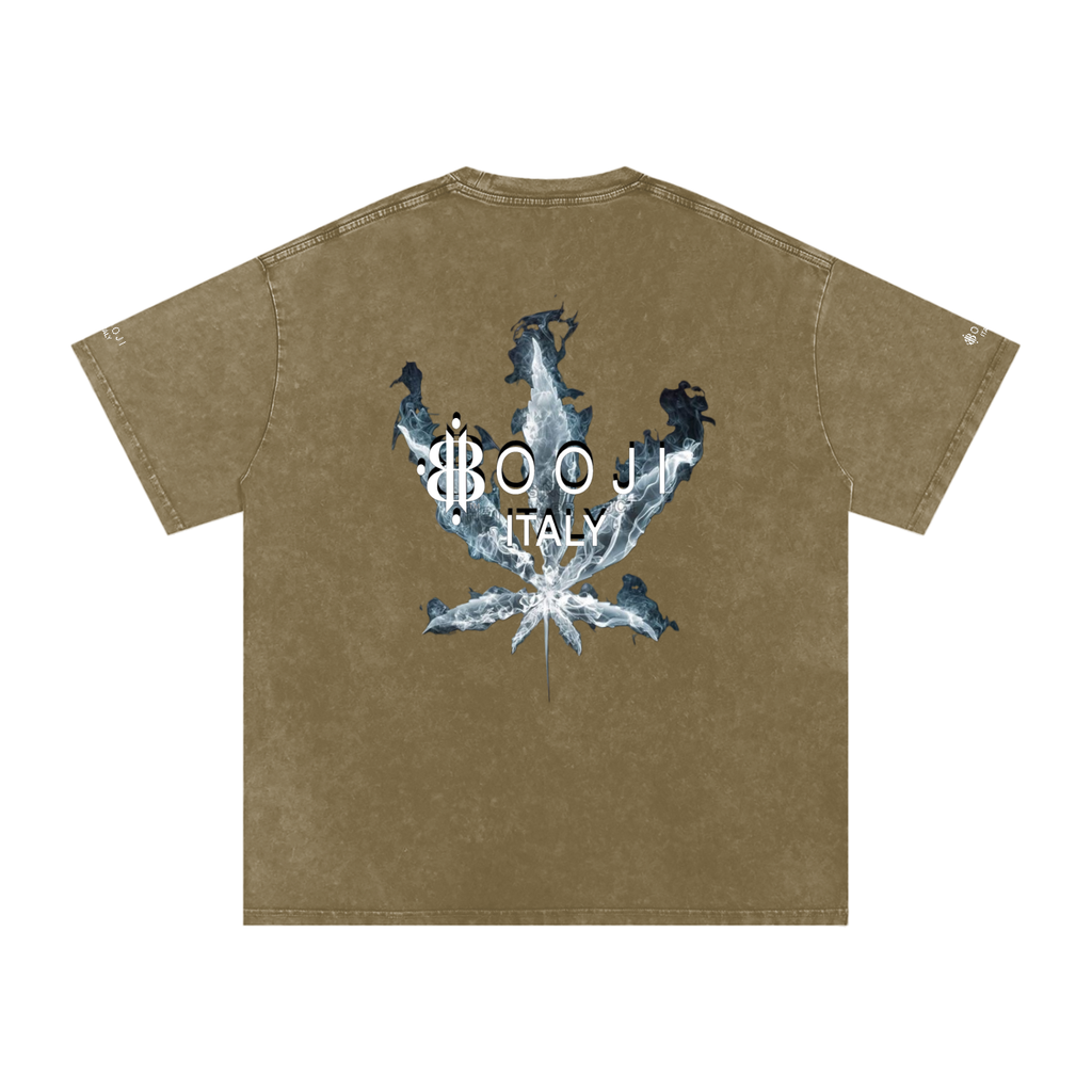 BOOJI ITALY SMOKES COLLECTION SNOW WASHED T-SHIRT