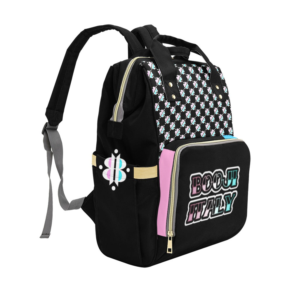 BOOJI INVERTED LOGO PATTERN Multi-Function Backpack(Model1688)