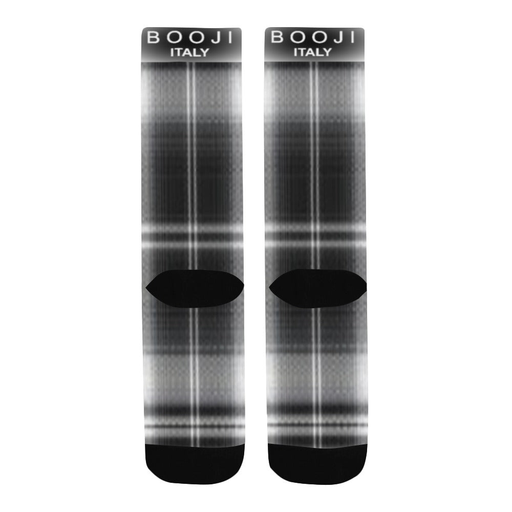 BOOJI PLAID STYLE TWO Men's Custom Socks