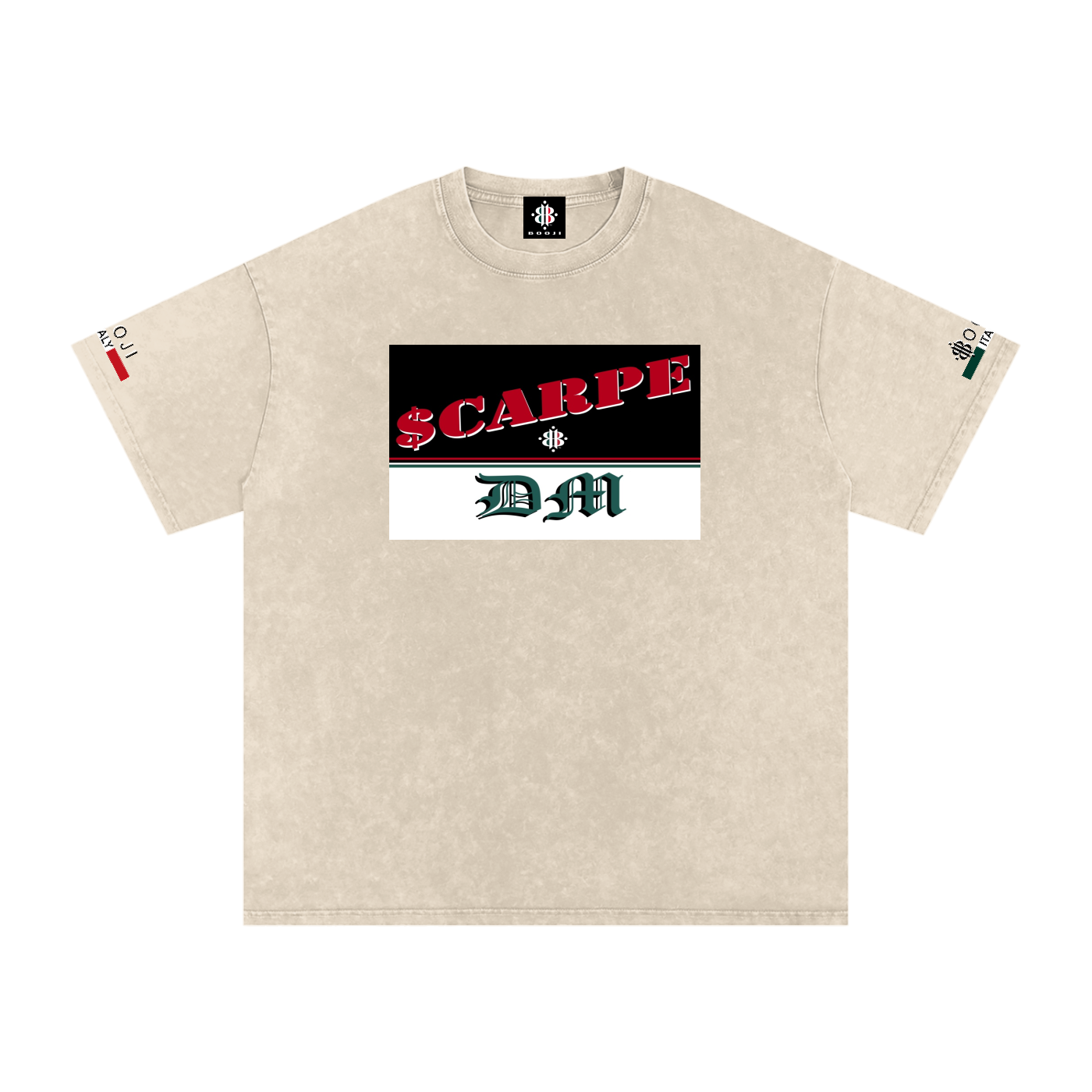 BOOJI ITALY SCARPE DM COLLECTION SNOW WASHED T-SHIRT