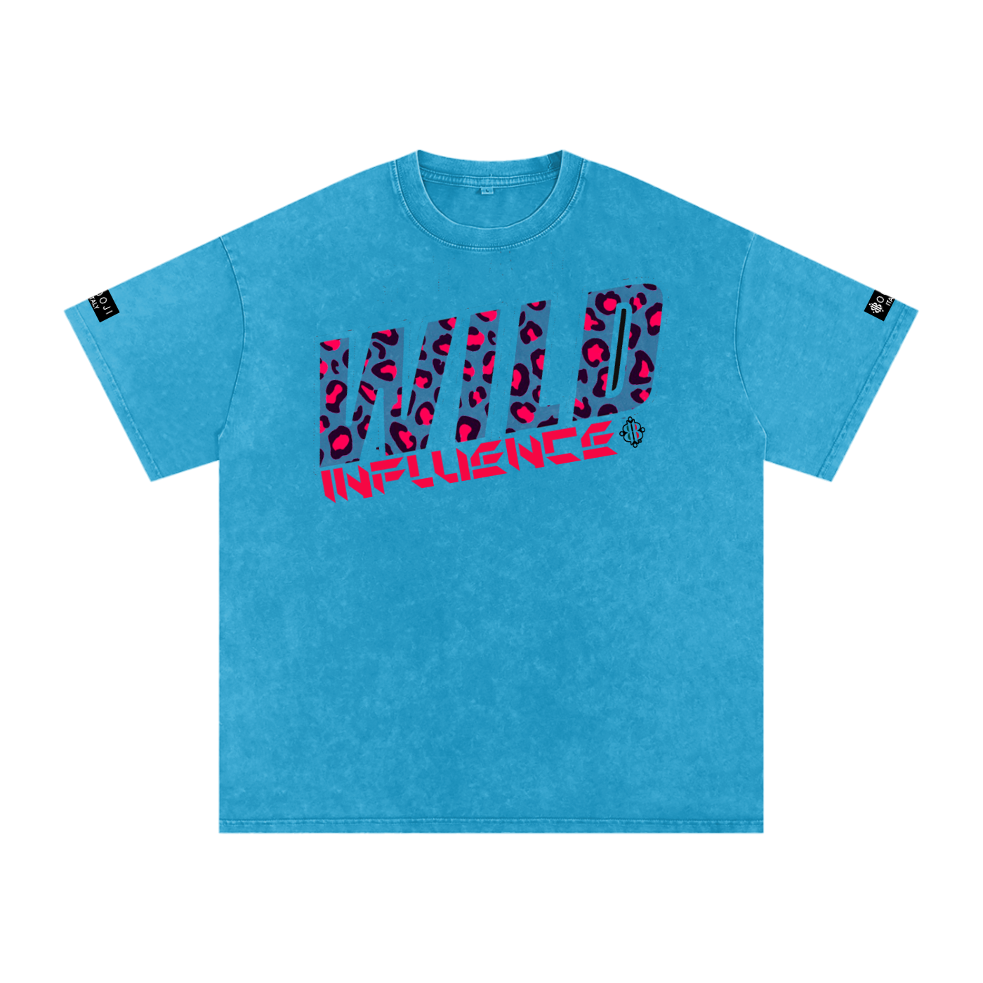 BOOJI ITALY "WILD INFLUENCE" SNOW WASHED T-SHIRT