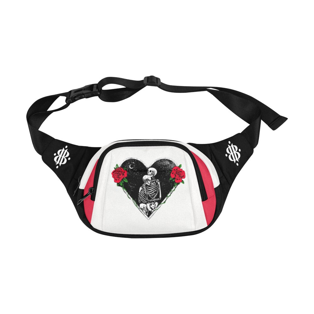 BOOJI ITALY DXXD IN LOVE COLLECTION BLACK WAIST BAG