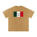 BOOJI ITALY ITALIAN FLAG BRAND LOGO SNOW WASHED T-SHIRT