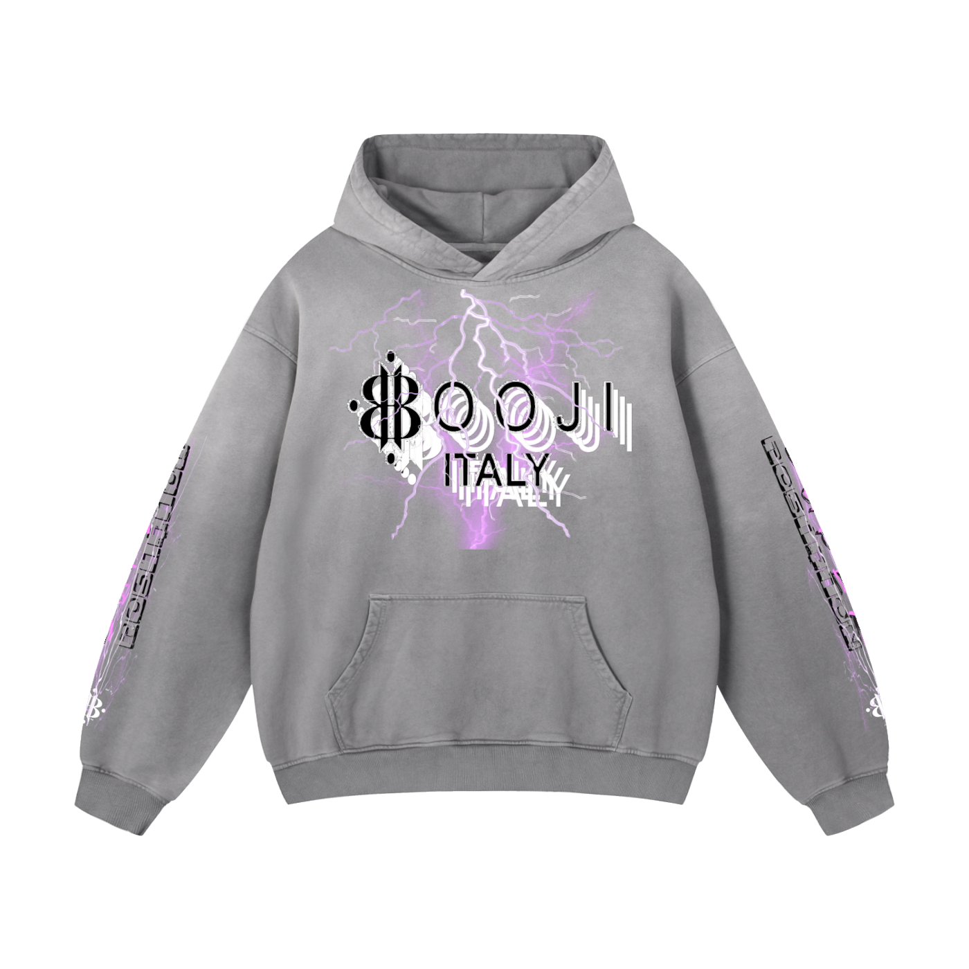 BOOJI ITALY "SUPER POSITION" HEAVY SUNFADED HOODIE