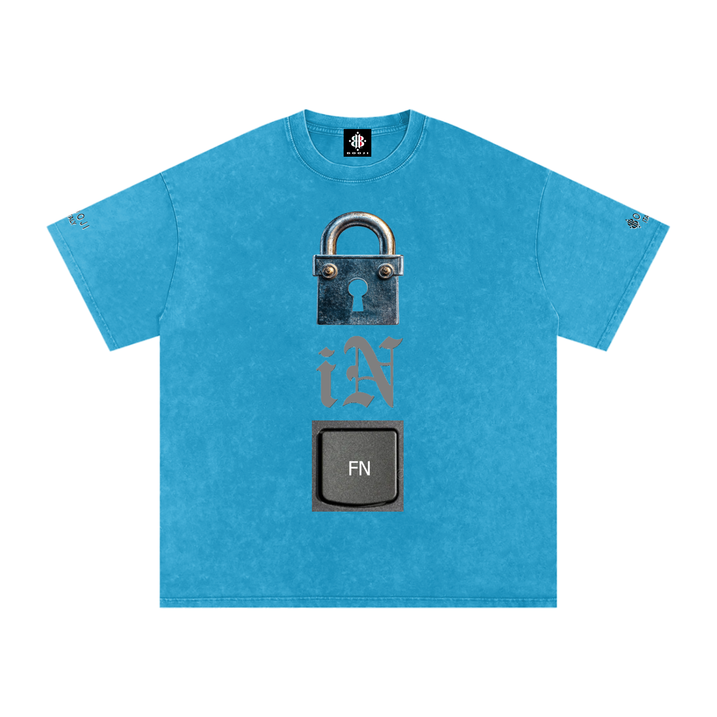 BOOJI ITALY LOCK IN COLLECTION SNOW WASHED T-SHIRT