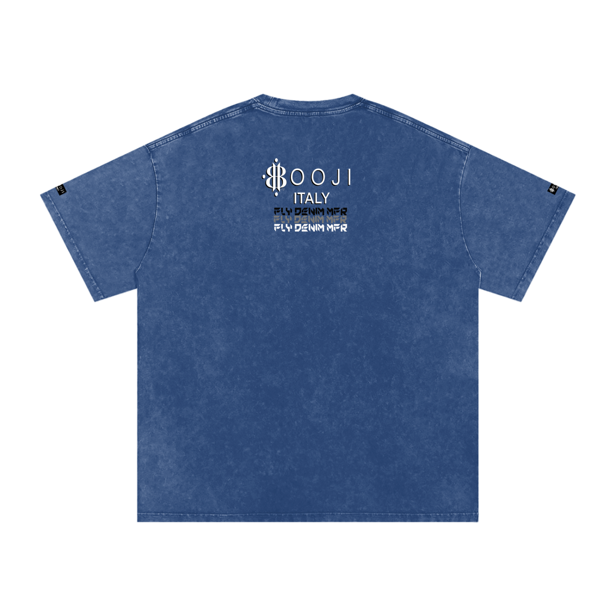 BOOJI ITALY FLY DENIM MFR. COLLECTION SNOW WASHED T-SHIRT