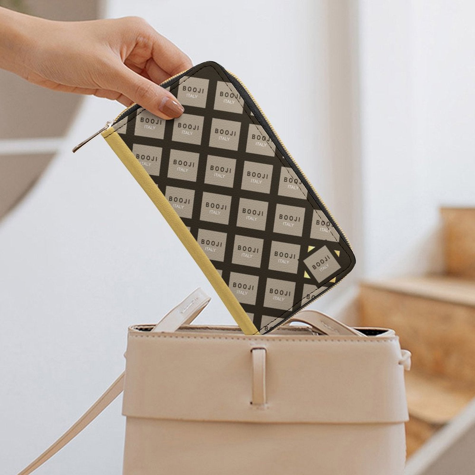 BOOJI GRAILS GRID PATTERN Custom Wallet