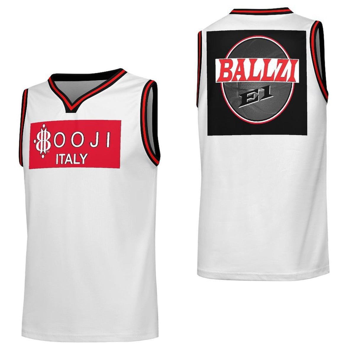 BOOJI ITALY BALLZI E1 COLLECTION MEN'S MATCHING 2PC BASKETBALL SET