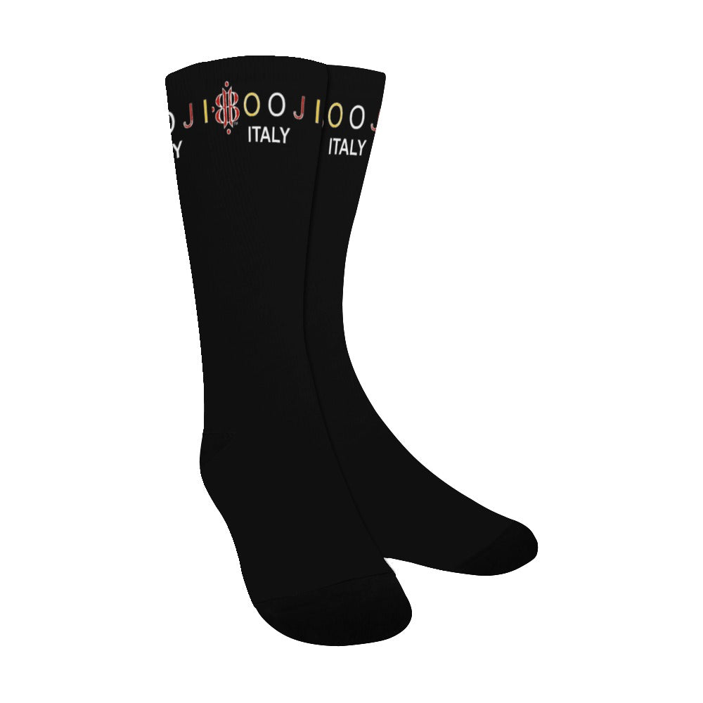BOOJI ITALY ESCI'S COLLECTION BLACK TUBE SOCKS