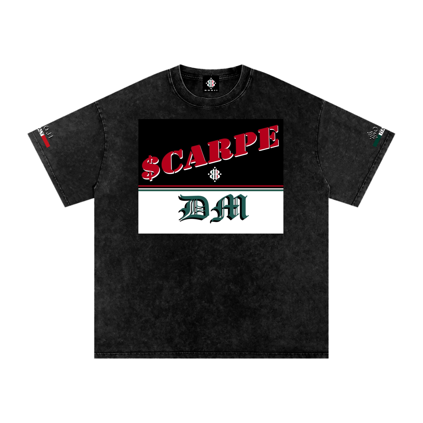 BOOJI ITALY SCARPE DM COLLECTION SNOW WASHED T-SHIRT