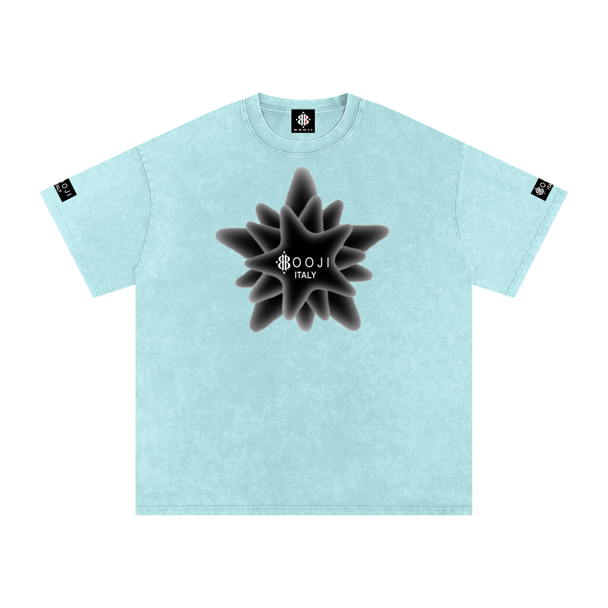 BOOJI ITALY MAGADIGS COLLECTION LOGO SNOW WASHED T-SHIRT