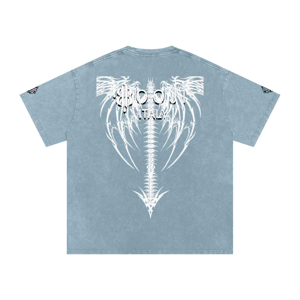 BOOJI ITALY DXXD IN LOVE BUTTERFLIES SNOW WASHED T-SHIRT