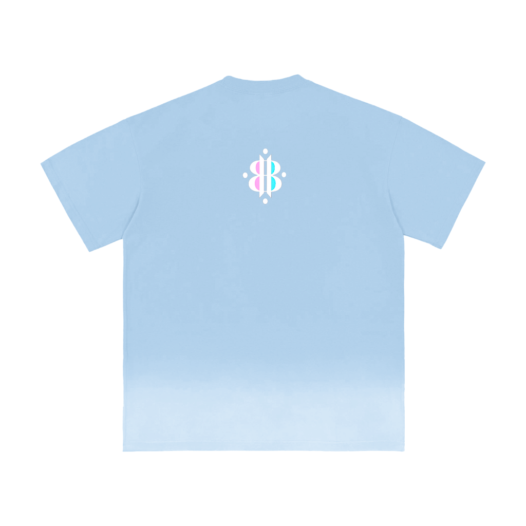 BOOJI ITALY INVERTED ITALIAN FLAG 4 EVER $ LOGO SUNFADED T-SHIRT