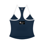 BOOJI ITALY 4 EVER $ LOGO WOMEN'S COLOR BLOCK YOGA TANK TOP