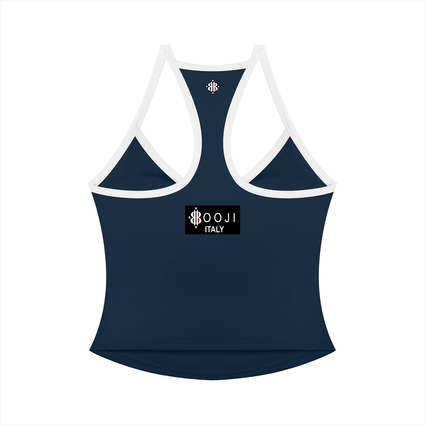 BOOJI ITALY 4 EVER $ LOGO WOMEN'S COLOR BLOCK YOGA TANK TOP