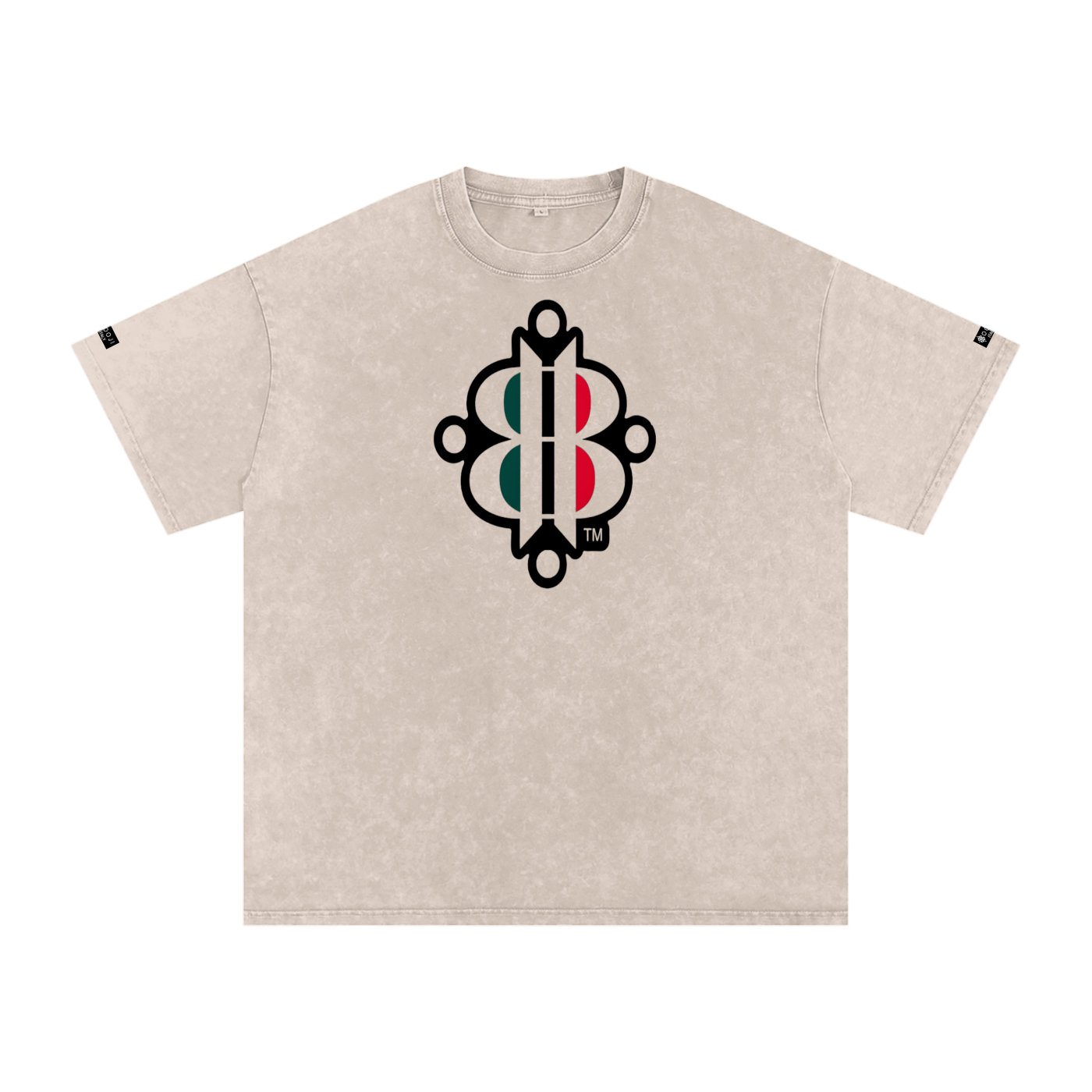 BOOJI ITALY "FLY DENIM MFR." SNOW WASHED T-SHIRT