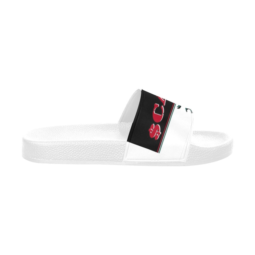 BOOJI ITALY SCARPE DM COLLECTION WOMEN'S WHITE SOLE SLIDES