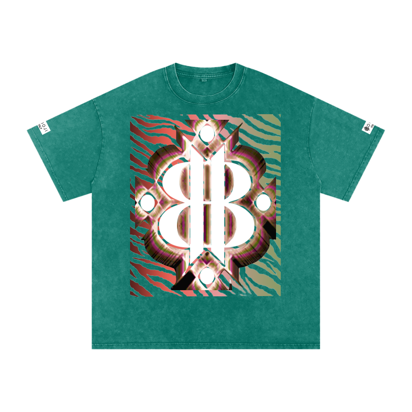 BOOJI ITALY WILD INFLUENCE KNIFE SNOW WASHED T-SHIRT
