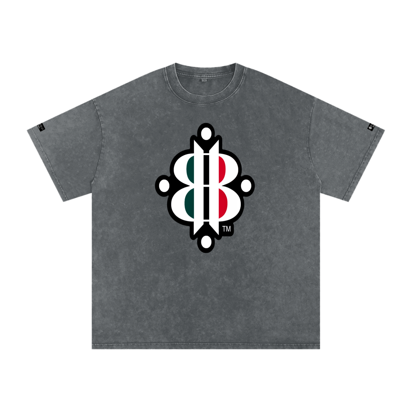 BOOJI ITALY "FLY DENIM MFR." SNOW WASHED T-SHIRT
