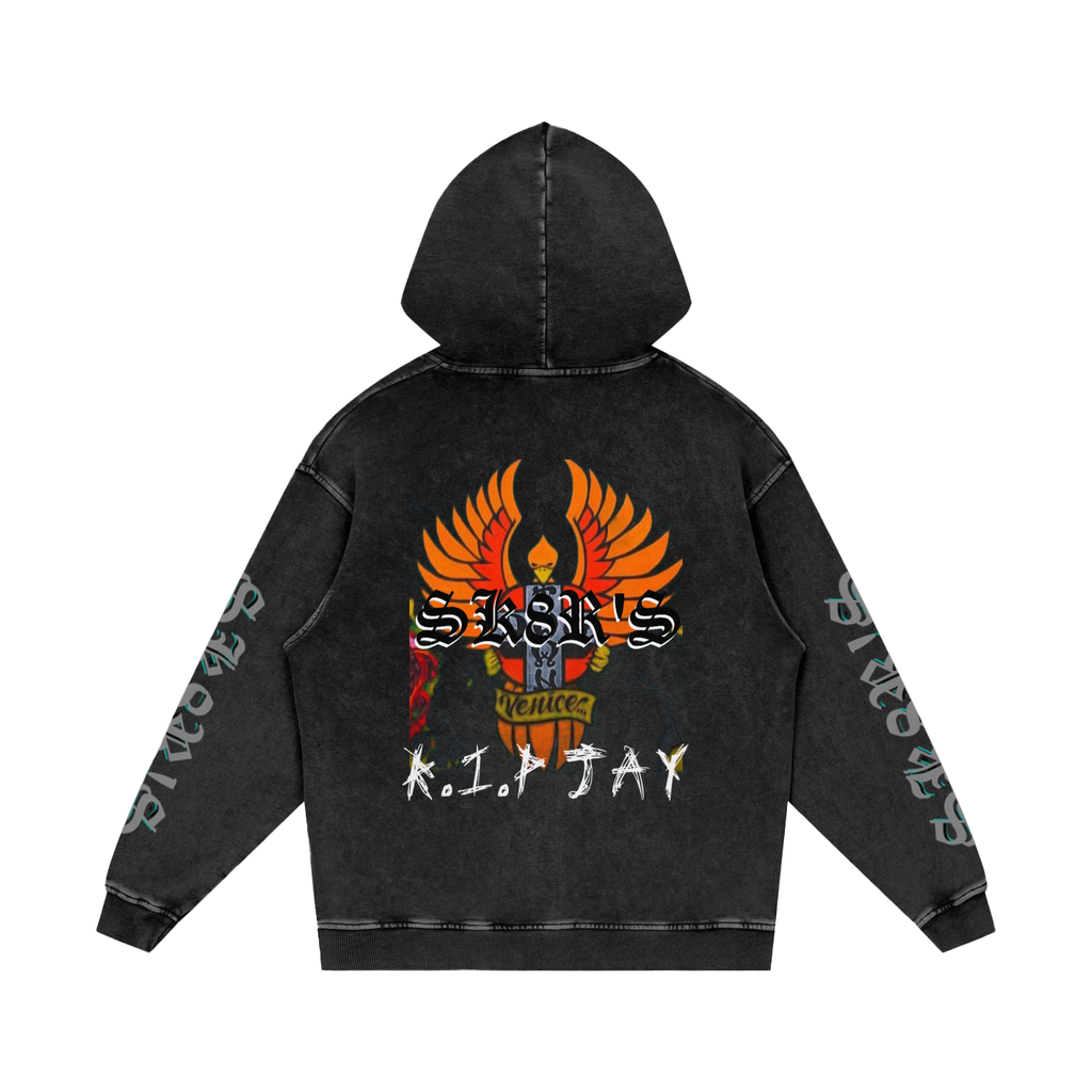 BOOJI ITALY SK8R'S COLLECTION MEN'S SNOW WASHED HOODIE