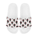 BOOJI ITALY DXXD IN LOVE COLLECTION MEN'S WHITE SOLE SLIDES