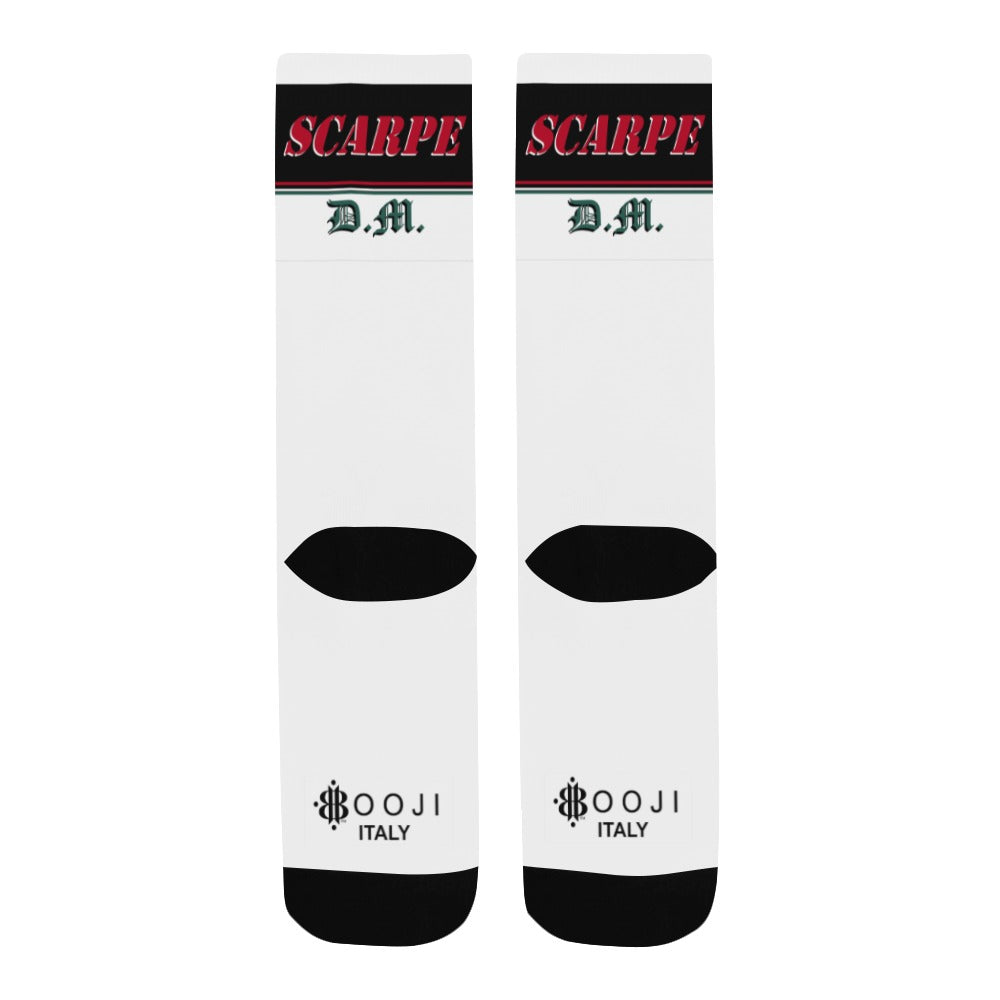 BOOJI ITALY SCARPE DM COLLECTION WHITE TUBE SOCKS