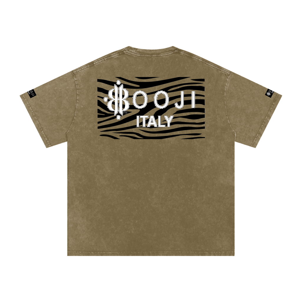 BOOJI ITALY "WILD INFLUENCE" SNOW WASHED T-SHIRT