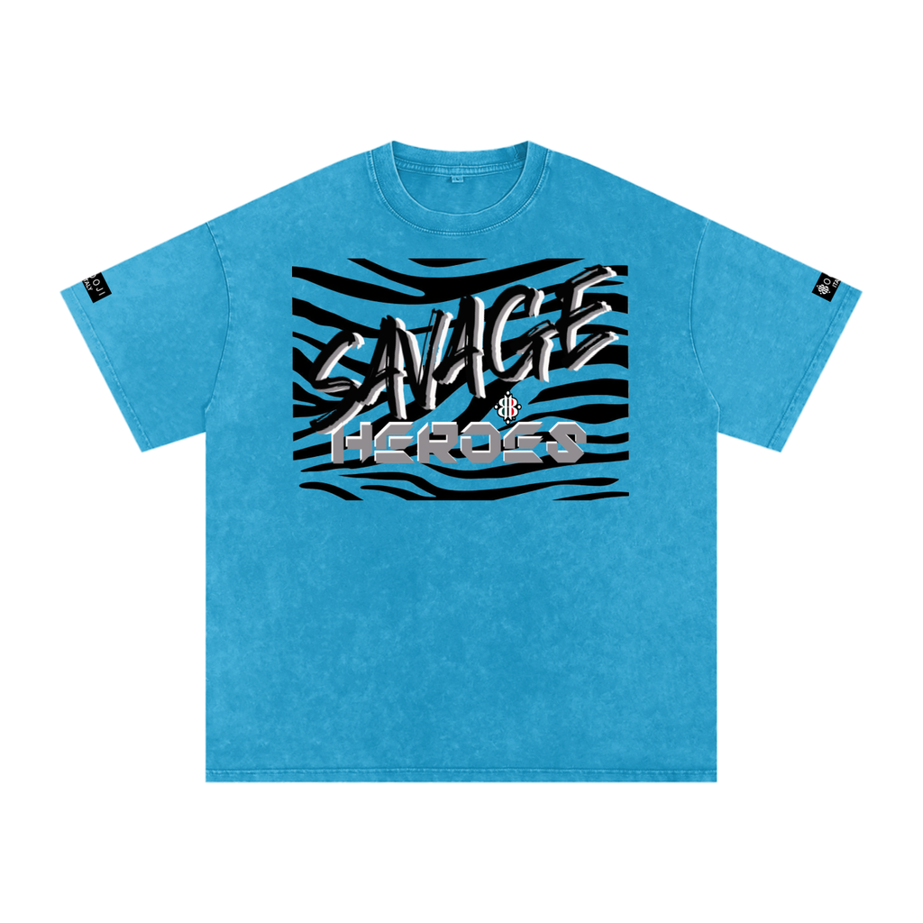 BOOJI ITALY "SAVAGE HEROES" SNOW WASHED T-SHIRT