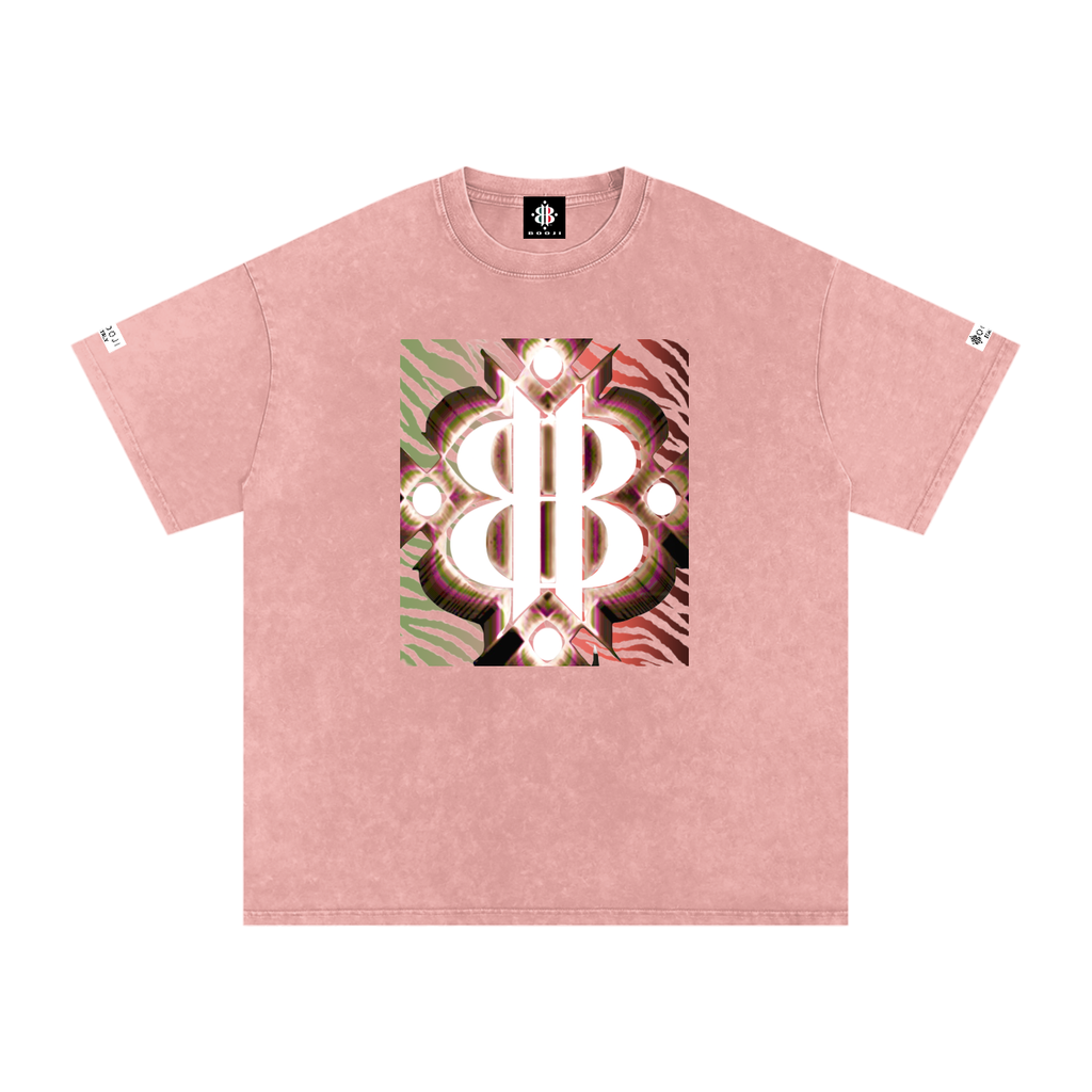 BOOI ITALY WILD INFLUENCE KNIFED SNOW WASHED T-SHIRT