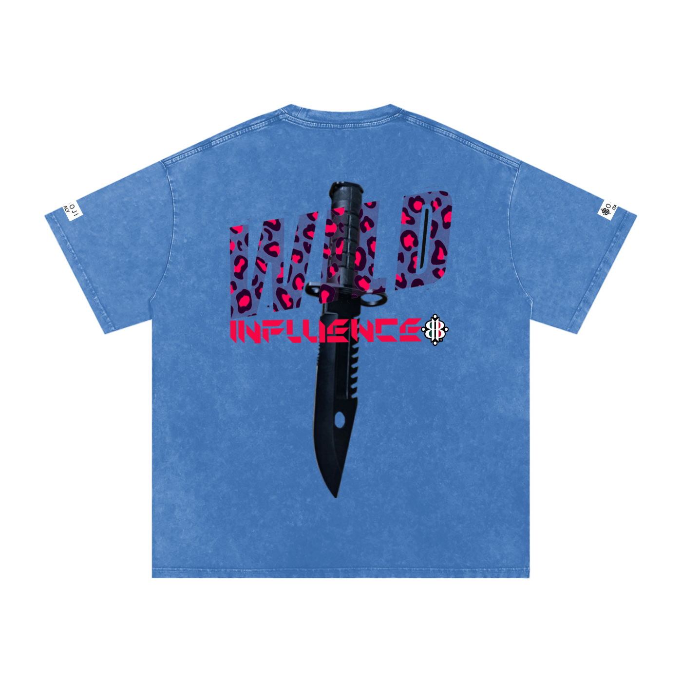 BOOJI ITALY "WILD INFLUENCE" LINE SNOW WASHED T-SHIRT