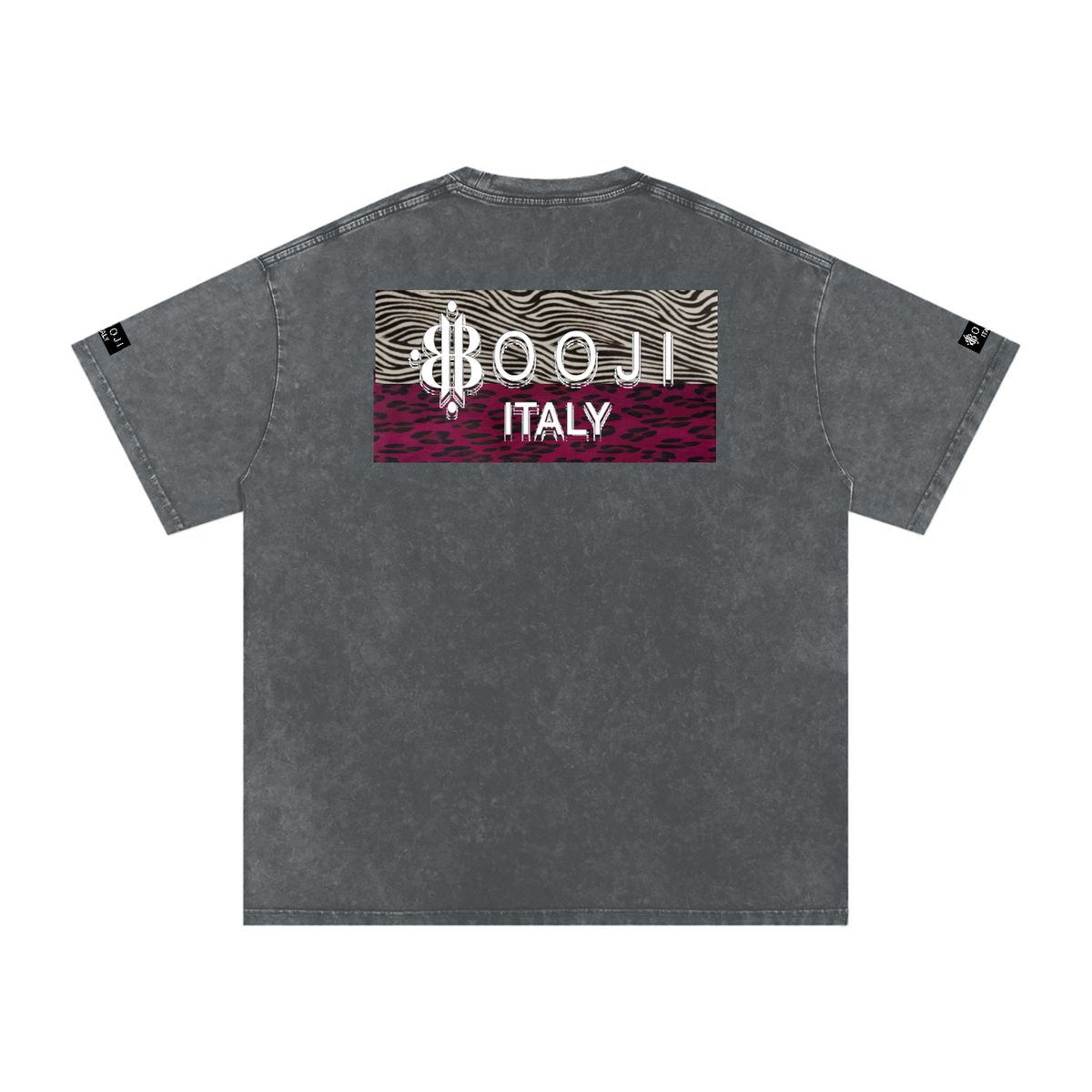 BOOJI ITALY WILD INFLUENCE COLLECTION SNOW WASHED T-SHIRT