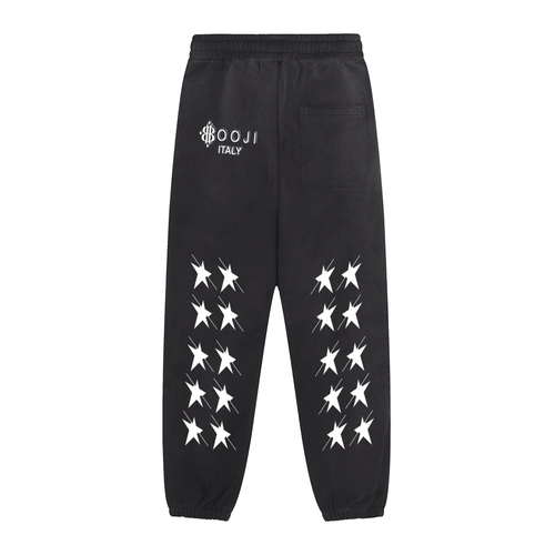BOOJI ITALY 4 EVER $ LOGO MEN'S SUNFADED FLEECE SWEATPANTS